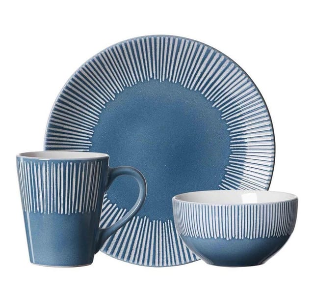 Ritzenhoff & Breker Banda Frühstücks-Set 18-teilig Blau
