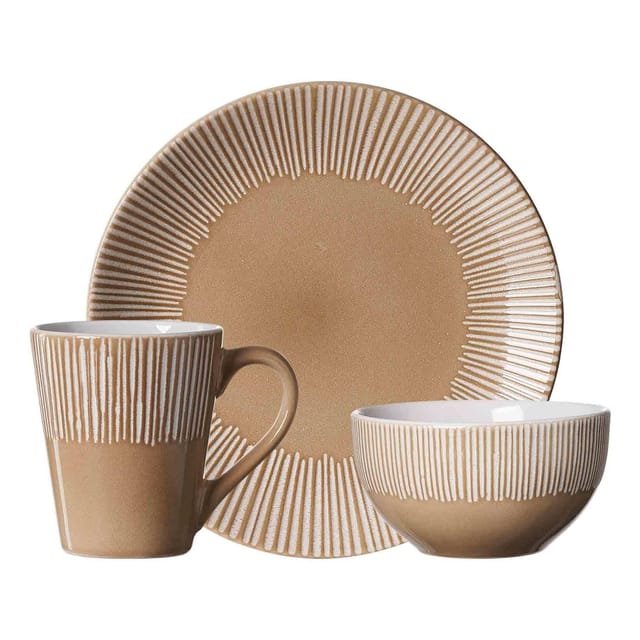 Ritzenhoff & Breker Banda Frühstücks-Set 18-teilig Beige