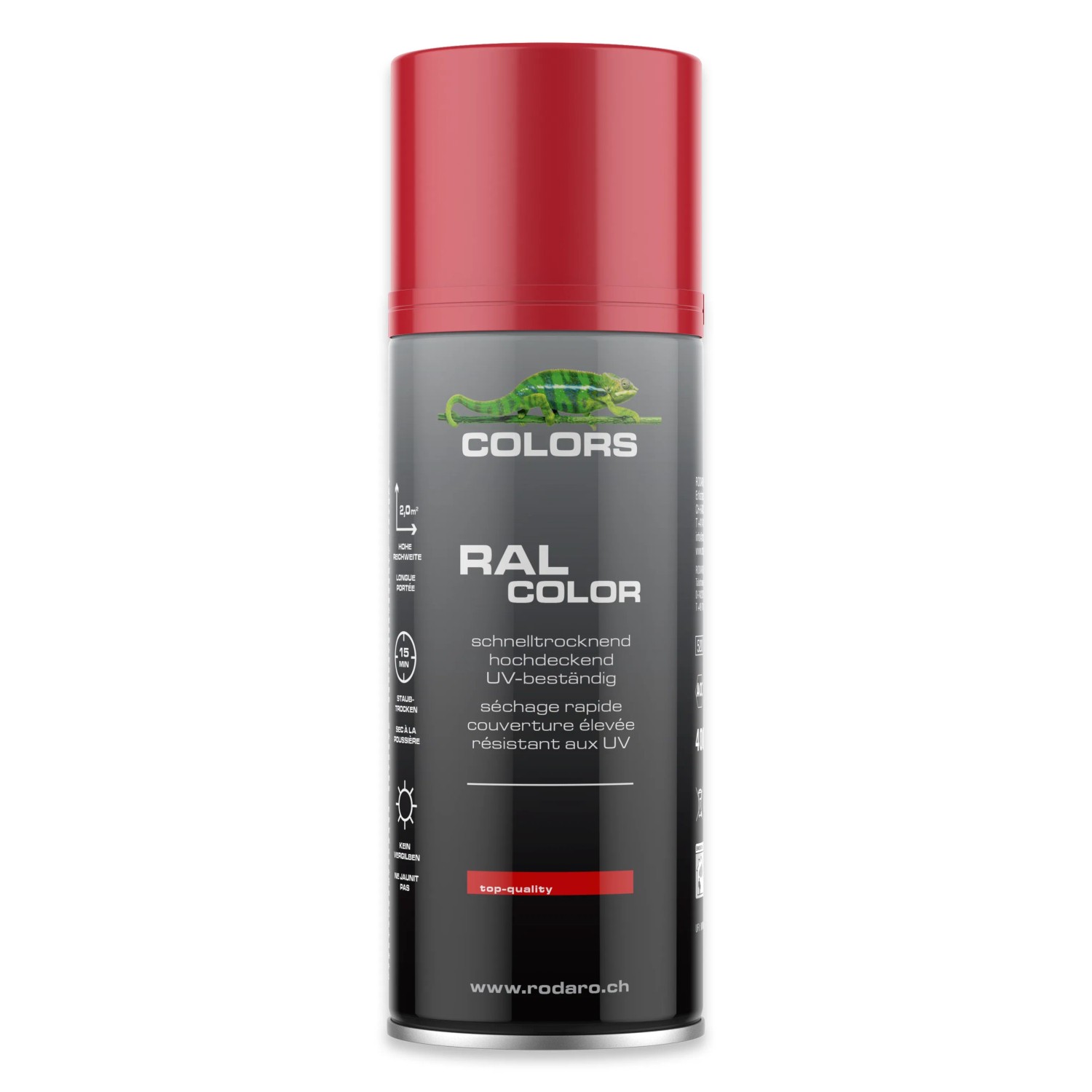 COLORS Sprühlack 400ml RAL3020 Verkehrsrot Glanz