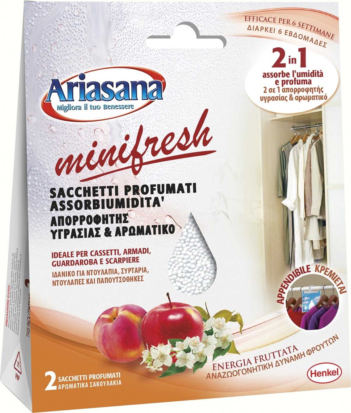 Luftentfeuchter Ariasana Minifresh Fruity Energy Einweg 2 Beutel