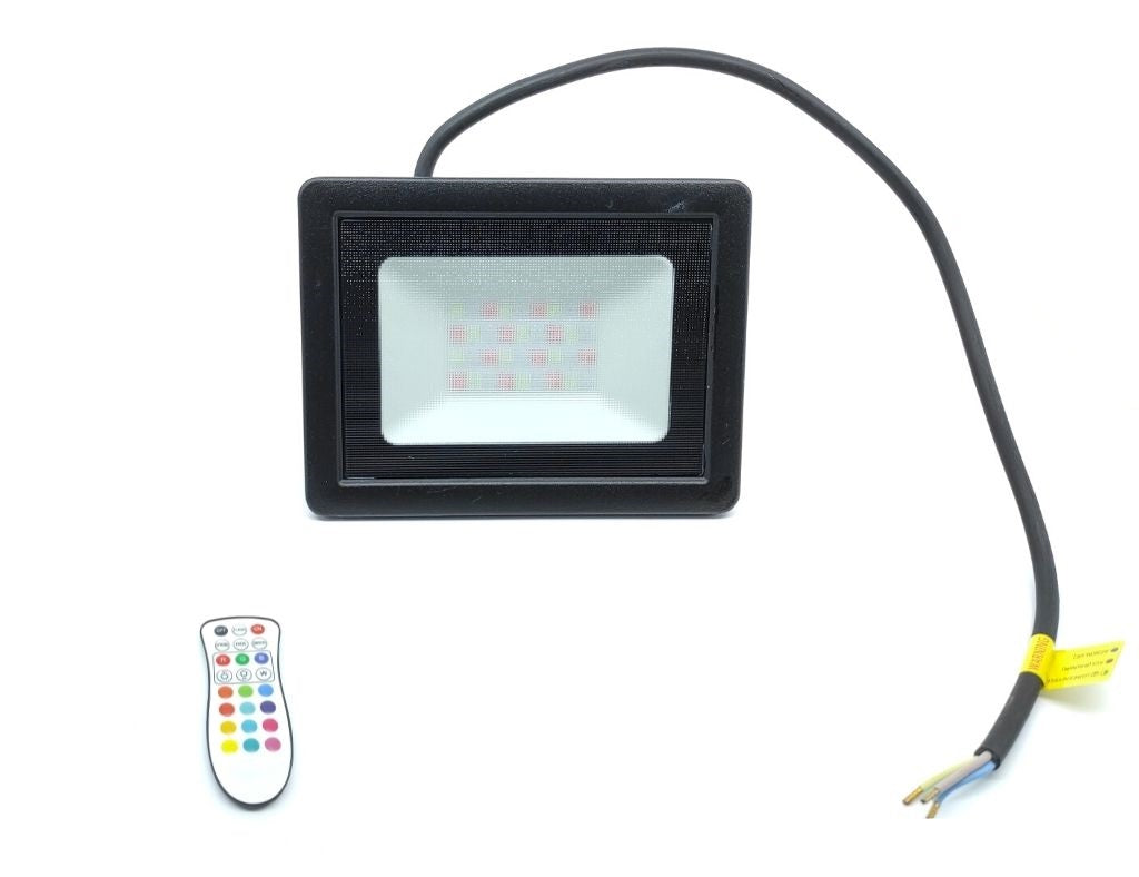 Led-strahler 30w Rgb Ip65 Mit Fernbedienung Zur Steuerung Mehrerer Geräte
