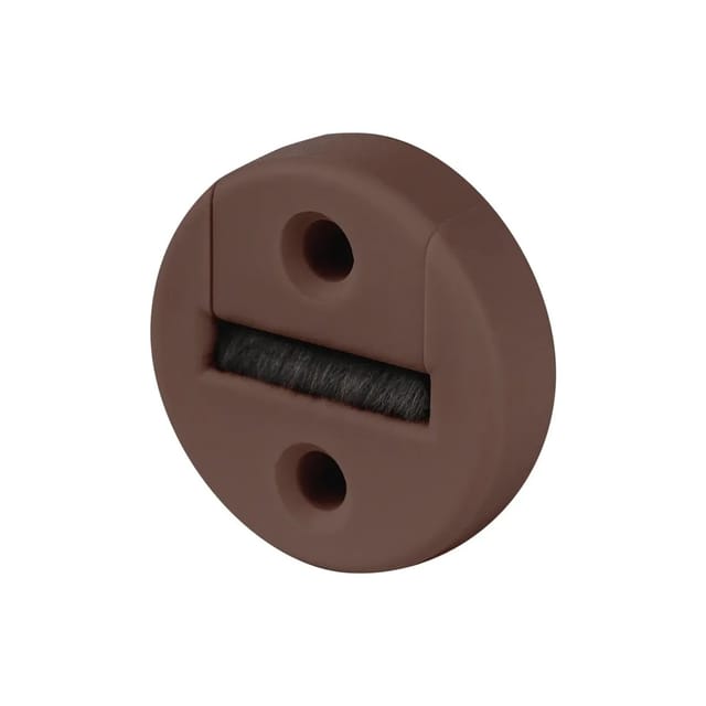 Bauheld Rollladen Gurtführung 23mm Rund ohne Gurtausbau Braun 5 Stück
