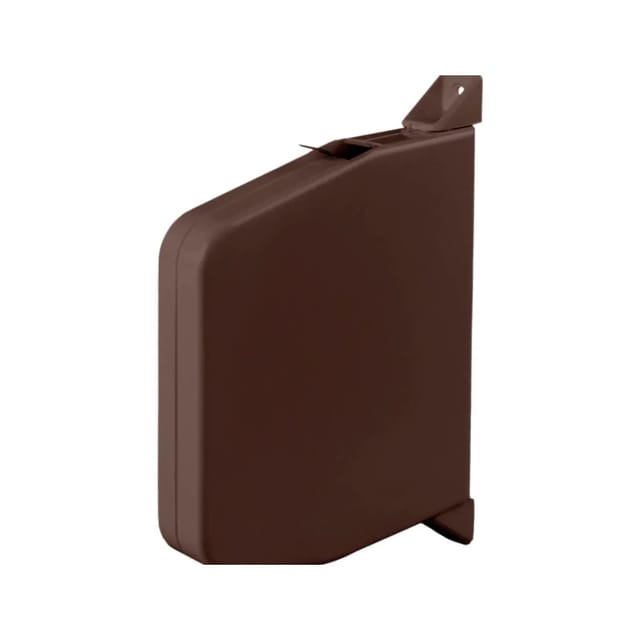 Bauheld Rollladen Gurtwickler Aufputz 14mm Mini mit Einfädelautomatik Braun