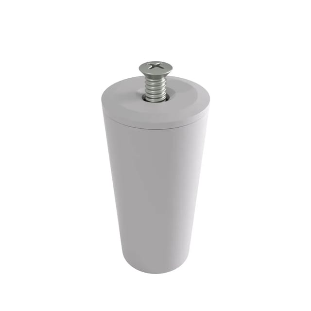 Bauheld Rollladenstopper 40mm Hellgrau Offen 8 Stück