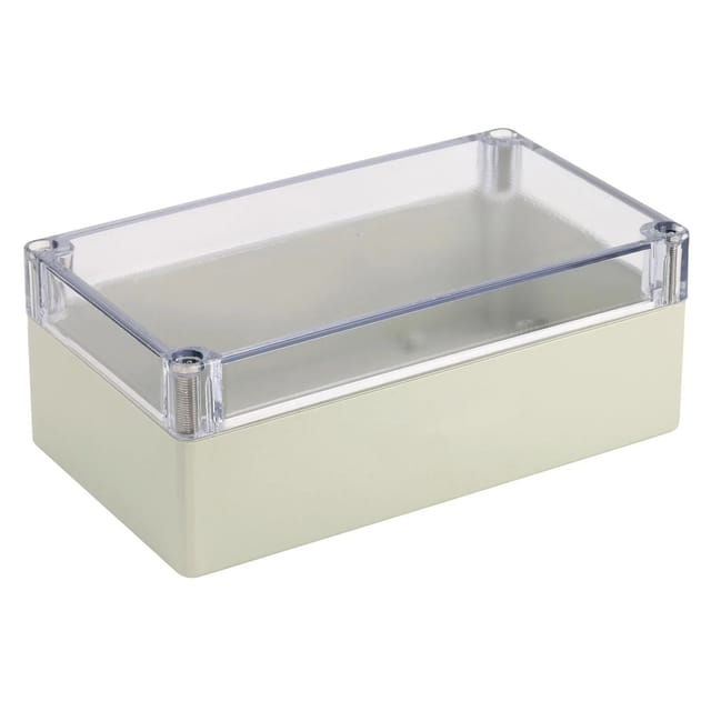 Blanko Modulgehäuse IP 65 Transparenter Deckel 158 x 90 x 60 mm