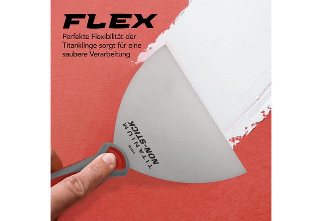 Clauss Softgrip Spachtel 6 Zoll Flex mit Non-Stick Titaniumbeschichtung