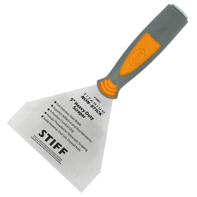 Clauss Softgrip Spachtel 5 Zoll Stiff mit Non-Stick Titaniumbeschichtung