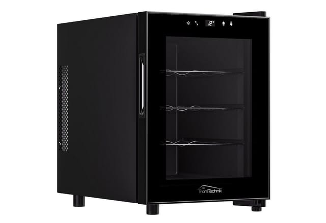 TroniTechnik Weinkühlschrank Bordeaux Getränkekühlschrank 31 Liter 12 Flaschen