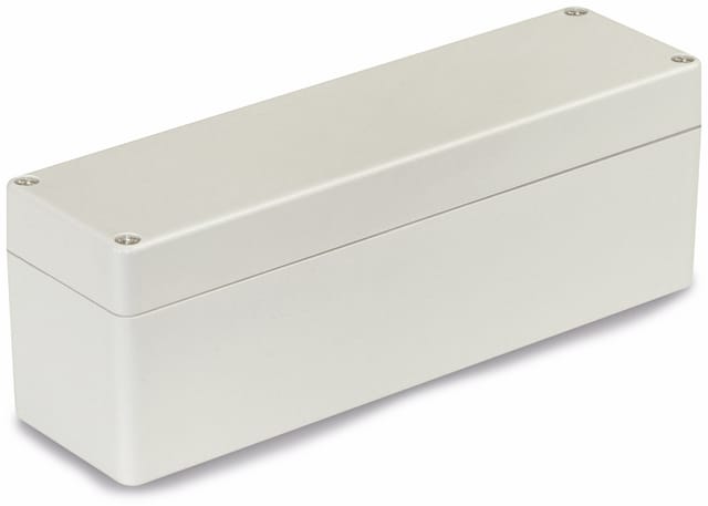 Blanko Modulgehäuse IP 65 Lichtgrau 160 x 45 x 55 mm