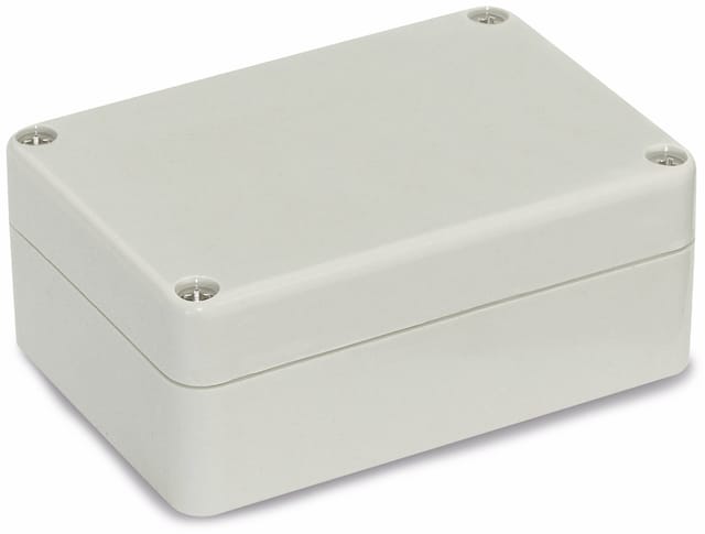 Blanko Modulgehäuse IP 65 Lichtgrau 83 x 58 x 33 mm