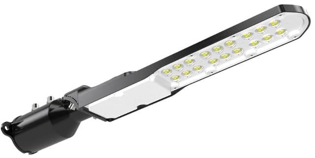 LUXULA LED Mastleuchte Straßenlampe LED Straßenleuchte SLIM 50 W 6000,m IP65 Neutralweiß Wand und Mastmontage