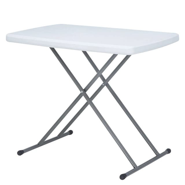 KARAT Klapptisch Nara Platzsparend Höhenverstellbar Wetterfest 75,5 x 49 cm
