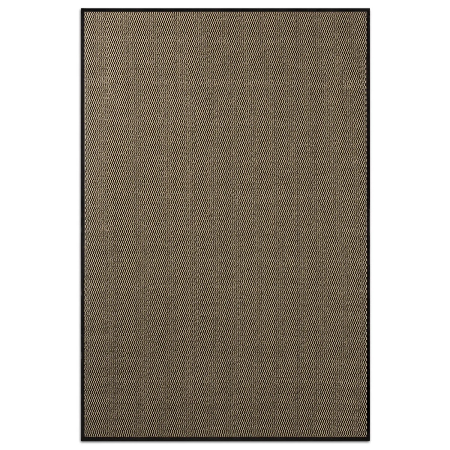 KARAT Schmutzfangmatte SKY Novo Einzigartiger TPE-Rücken Ocker-Schwarz 40 x 60 cm