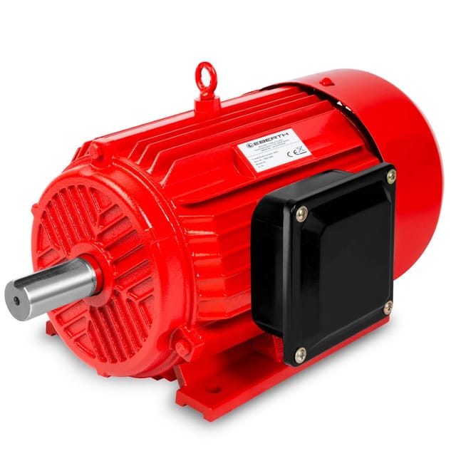 EBERTH Elektromotor 400V mit 5,5 kW Leistung 3-Phasen Drehzahl 2900 U/min