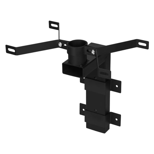 ML-Design Wandhalterung für US Mailbox Schwarz 245x155x24 cm aus Metall