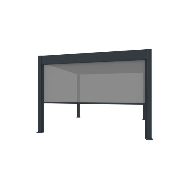 Weide Sonnenrollo für Weide Pergola 4 M in Anthrazit