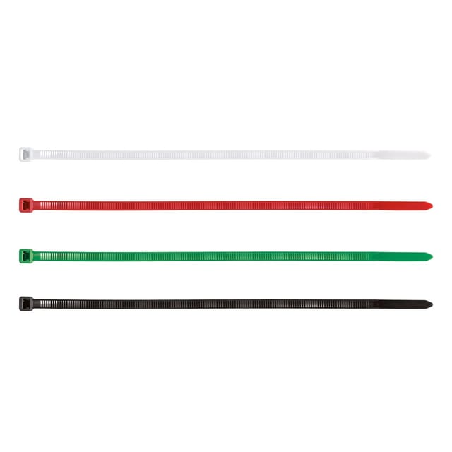 Blanko Kabelbinder Set 4-Farbig Sortiert 200 Stück 100 x 2,5 mm