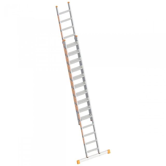 Layher Topic 1032 Stufenschiebeleiter 2x14 Stufen