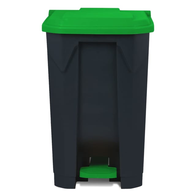 KARAT Mülleimer Olaf Step-On Abfalleimer Tretmülleimer Universal Grün 50 Liter