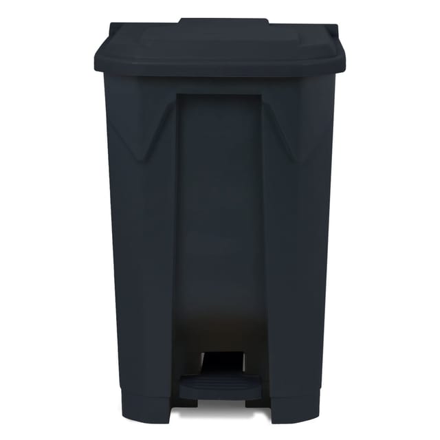 KARAT Mülleimer Olaf Step-On Abfalleimer Tretmülleimer Universal Grau 50 Liter