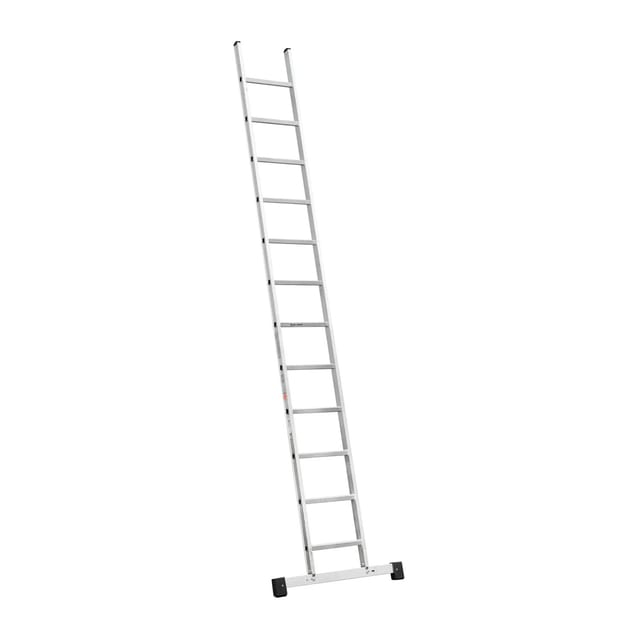 Iller Sprossen Anlegeleiter mit Traverse in Hochwertiger Industriequalität 18 Sprossen