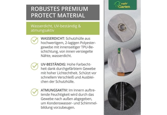 Mehr Garten Protect Gartenbank Abdeckung 133 x 70 x 63 86 cm