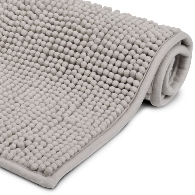 Beautissu BeauMare WR Vorleger Matte 50x80cm Hellgrau