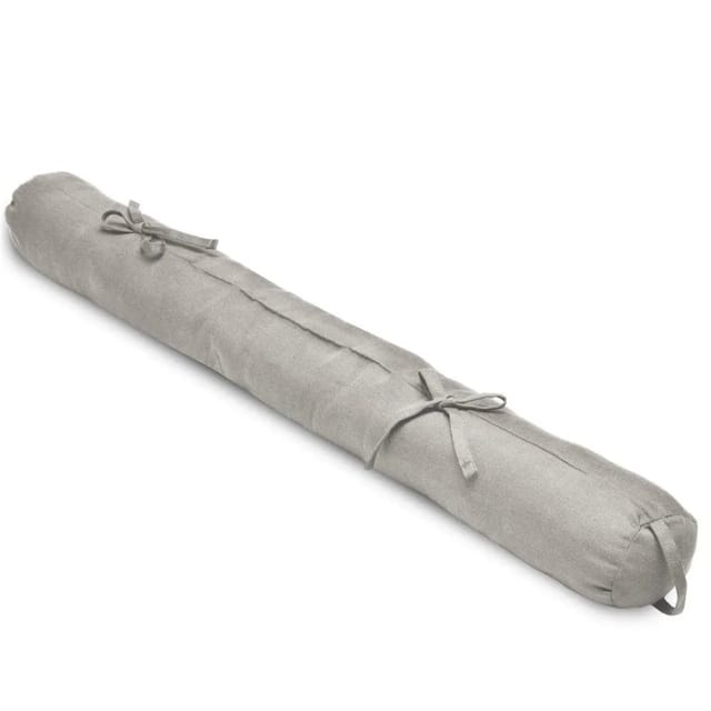 Beautissu Viento Zugluftstopper 10x90cm Hellgrau