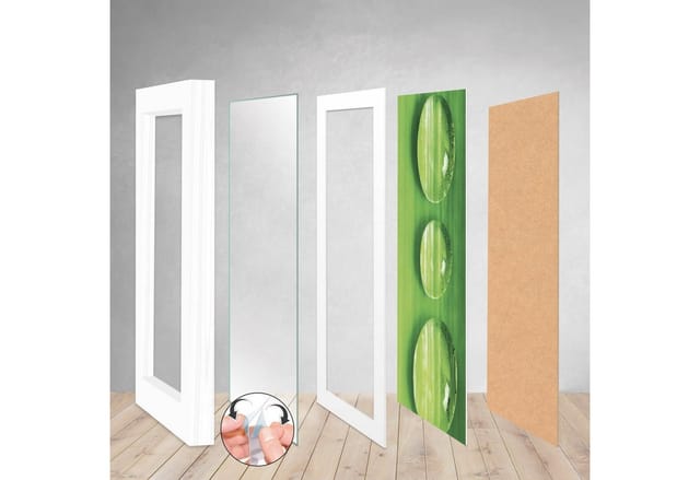 Bomoe Nature Bilderrahmen MDF Weiß 24tlg