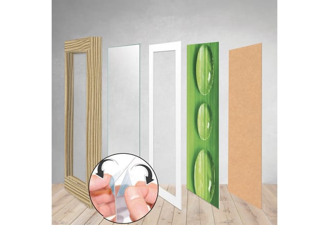 Bomoe Nature Bilderrahmen MDF Eiche 24tlg