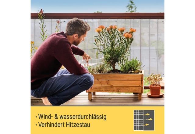 Sol Royal SolVision HB2 Balkonumspannung 90x300cm Weiß Polyethylen
