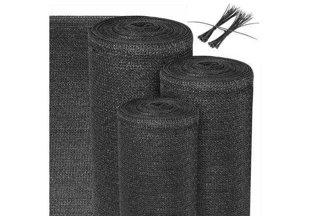 Sol Royal Schattiergewebe SG80 Sichtschutzzaun 100x1000cm Anthrazit