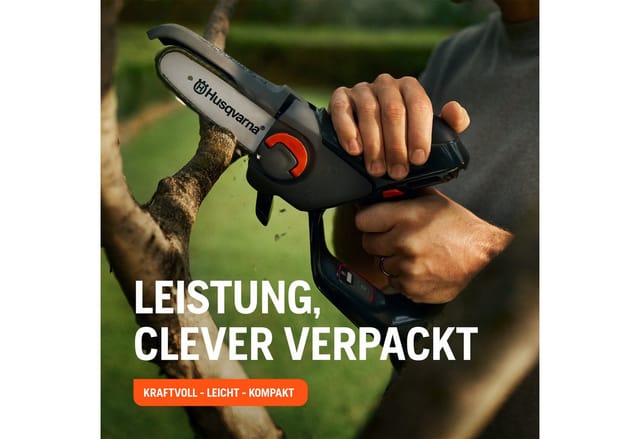 Husqvarna Akku-Kettensäge mit Teleskopstiel Aspire PE5-P4A ohne Akku & Ladegerät