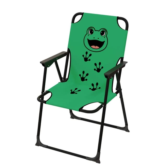Mojawo Kinder Campingstuhl Klappstuhl Gartenstuhl Campingstuhl Outdoor Frosch