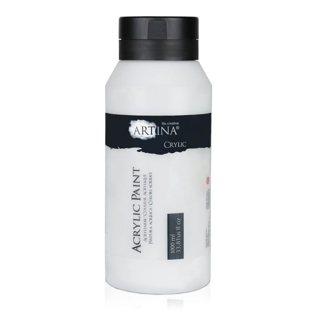 Artina Crylic Acrylfarbe 1000ml Titanweiß