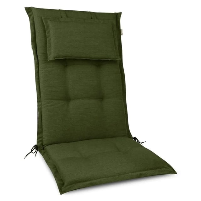 Beautissu HighLux HL Hochlehner 120x52x7cm Dunkelgrün