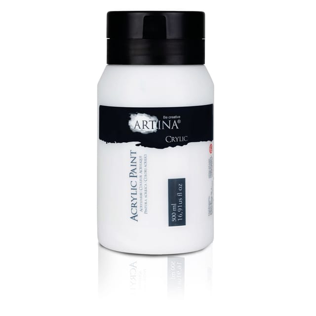Artina Crylic Acrylfarbe 500ml Titanweiß