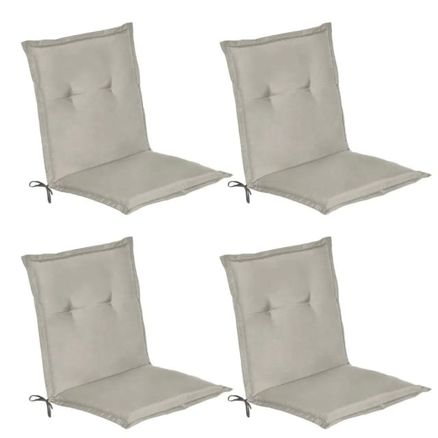Beautissu Loft NL Niederlehner 100x50x6cm Hellgrau 4tlg
