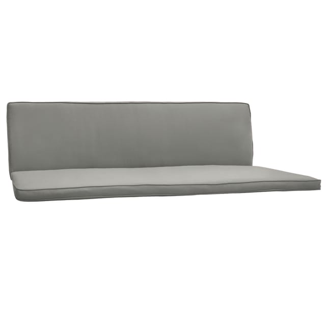 Beautissu Loft HS Hollywoodschaukelauflage 180x50cm Hellgrau