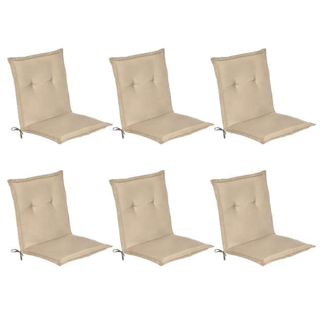 Beautissu Loft NL Niederlehner 100x50x6cm Natur 6tlg