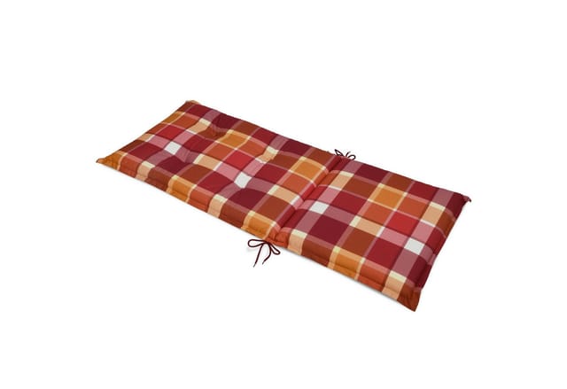 Beautissu Sunny RO Hochlehner 120x50x6cm Rot Kariert 6tlg