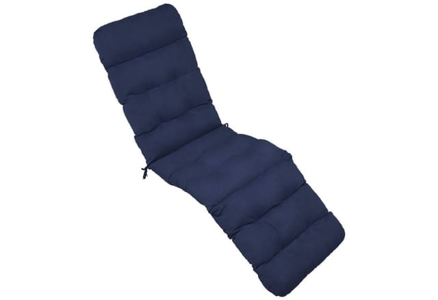 Beautissu Flair DC Deckchairauflage 200x50x8cm Dunkelblau