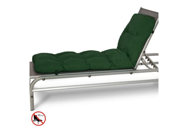 Beautissu Flair RL Rollliegenauflage 190x60x8cm Dunkelgrün
