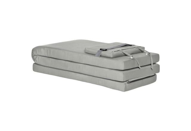 Beautissu Loftlux DC Deckchairauflage 175x45x5cm Hellgrau