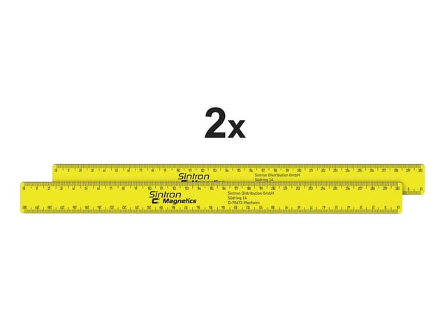 Sintron Magnetlineal Maßband 30 cm 2er Set