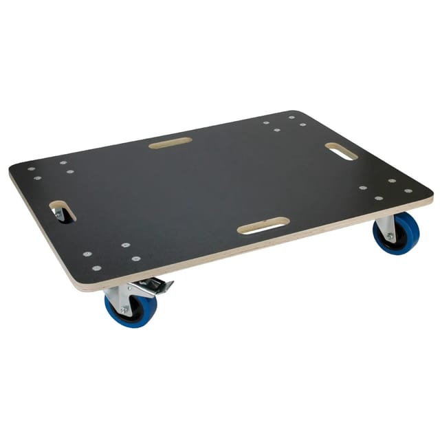 ECD Germany Transportroller mit 2x Feststellbremse 60 x 80 cm Rollbrett