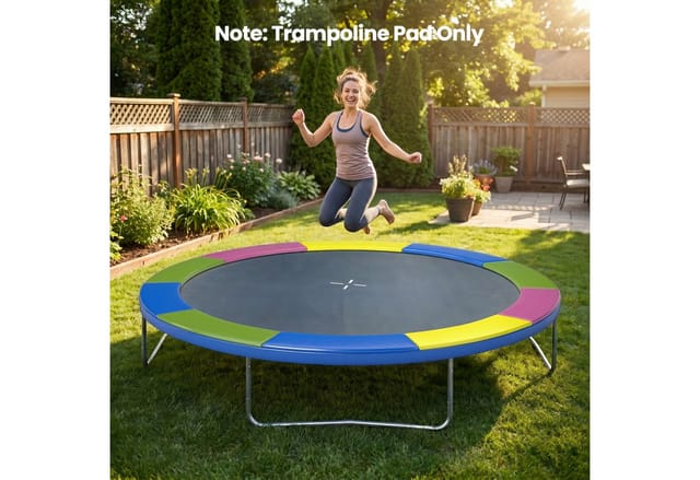 SPORTNOW Trampolinzubehör Kunststoff PE Mehrfarbig Ø305 x 30H cm
