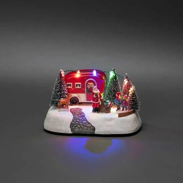 Konstsmide LED-Dekoration, Wohnwagen, Batteriebetrieb, bunt