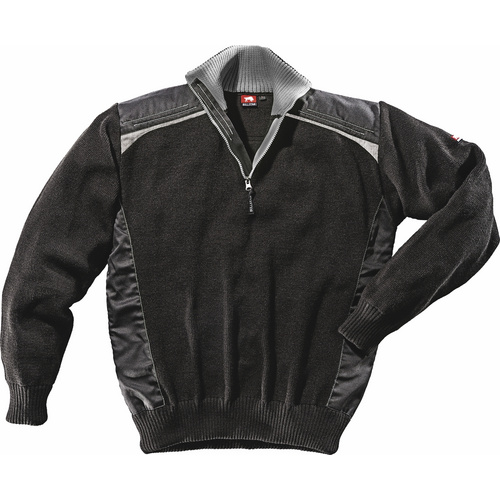 BULLSTAR Stricktroyer, schwarz/grau, Polyacryl, Gr. XXL