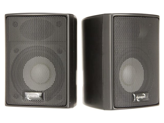 Dynavox AS-301 Miniboxen Lautsprecher Schwarz Paarpreis